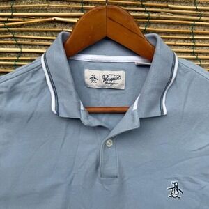 Original Penguin Polo Shirt in size Large Light Blue